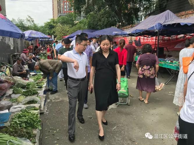 副区长邹华调研公平街道太极社区菜市场新建项目和拆迁项目推进情况